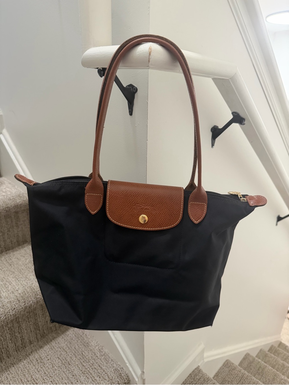 Longchamp Le Pliage nylon shopping bag